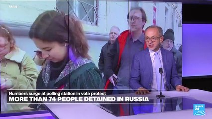 'Midday Against Putin' protests 'a fly in the ointment' for Putin