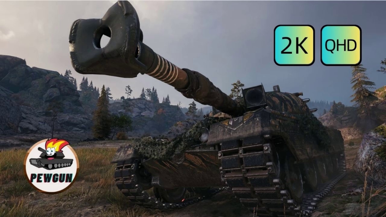 KAMPFPANZER 50 T 戰車飛馳而過的風暴！ | 6 kills 8k dmg | world of tanks |  @pewgun77