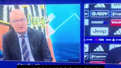 Allegri litiga in diretta con Teotino dopo Juventus-Genoa
