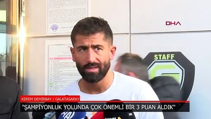 Galatasaraylı Kerem Demirbay: İnandık ve kazandık