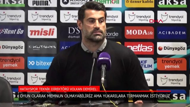 Volkan Demirel: Puan kazanarak yukarılara tırmanmak istiyoruz