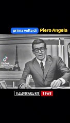 La prima volta in tv di un 40enne Piero Angela: “Eccoci da Parigi”