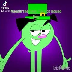 The Johnny Show: Meddie the Saint Patrick Hound Dog in Speedpaint