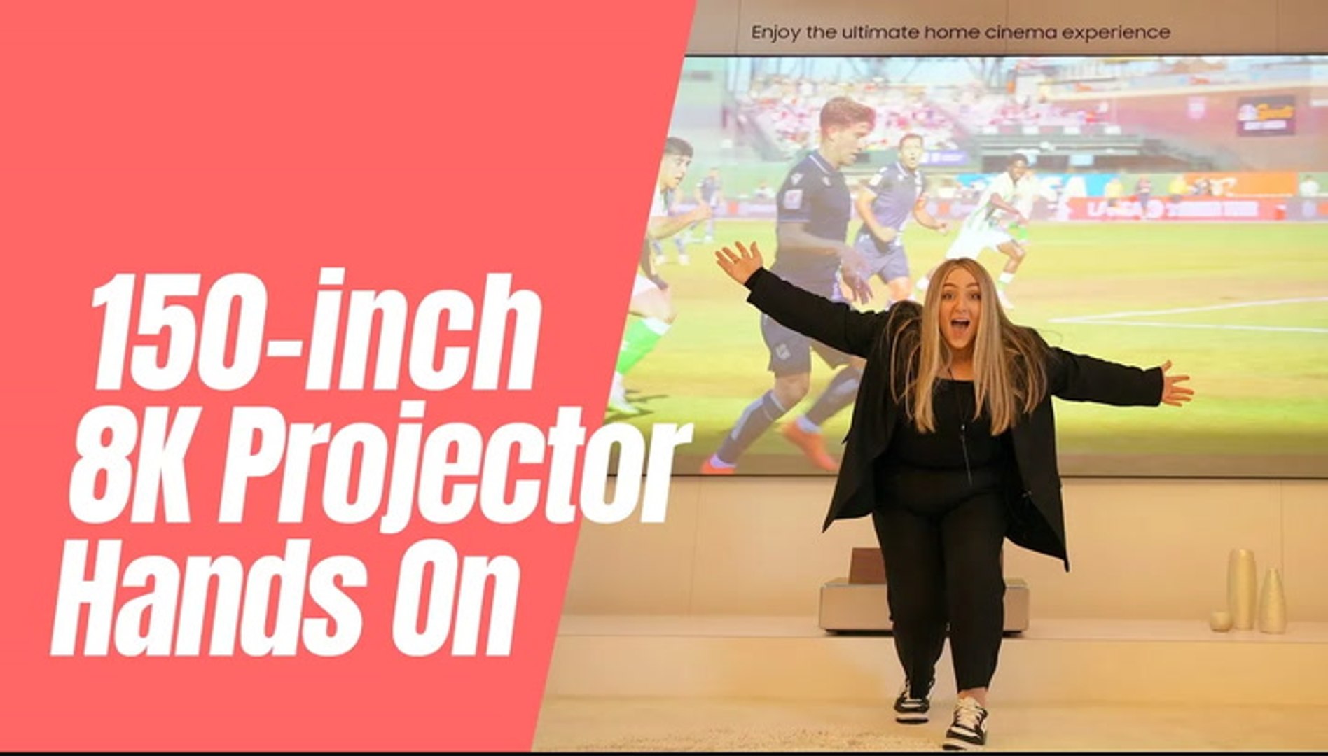 ⁣Samsung's Wireless 8K Projector Review