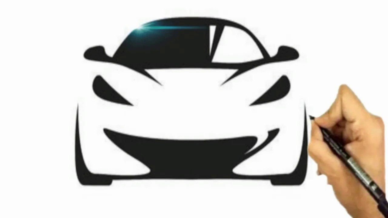 Comment dessiner et colorier une voiture || Enseignement du dessin || Dessin facile || Apprendre à dessiner et colorier une voiture