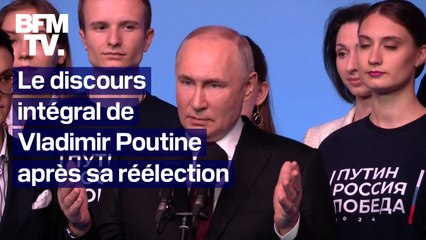 Le discours intégral de Vladimir Poutine après sa réélection