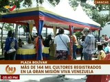 Cultoras y cultores caraqueños participan en el registro de la Gran Misión Viva Venezuela