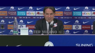 Inter-Napoli 1-1 * Simone Inzaghi: abbiamo fatto un grandissimo percorso, abbiamo 14 punti di vantaggio con lo scontro diretto.