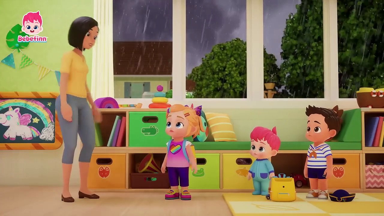 ⛺️ Indoor Camping Trip _ Rainy Day Play for Kids _ Bebefinn Playtime Musical