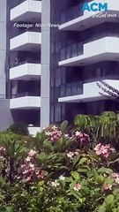 Man jumps off 5-storey balcony to evade the police