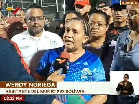 Gobierno del estado Aragua rehabilita cancha deportiva y plaza Hugo Chávez en el municipio Bolívar