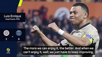Enrique starts 'exceptional' Mbappé as PSG hammer Montpellier