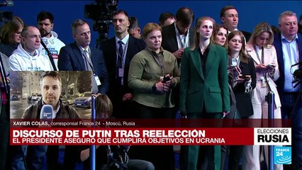 Informe desde Moscú: esto dijo Vladimir Putin tras conocer su victoria en las elecciones
