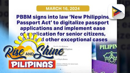 New Philippine Passport Act, inaprubahan na ni PBBM