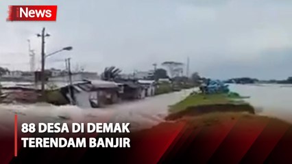 Titik Tanggul Jebol di Demak Bertambah, 88 Desa Terendam Banjir