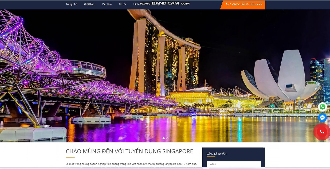 TUYỂN DỤNG SINGAPORE - CÔNG TY TNHH ÁNH DƯƠNG