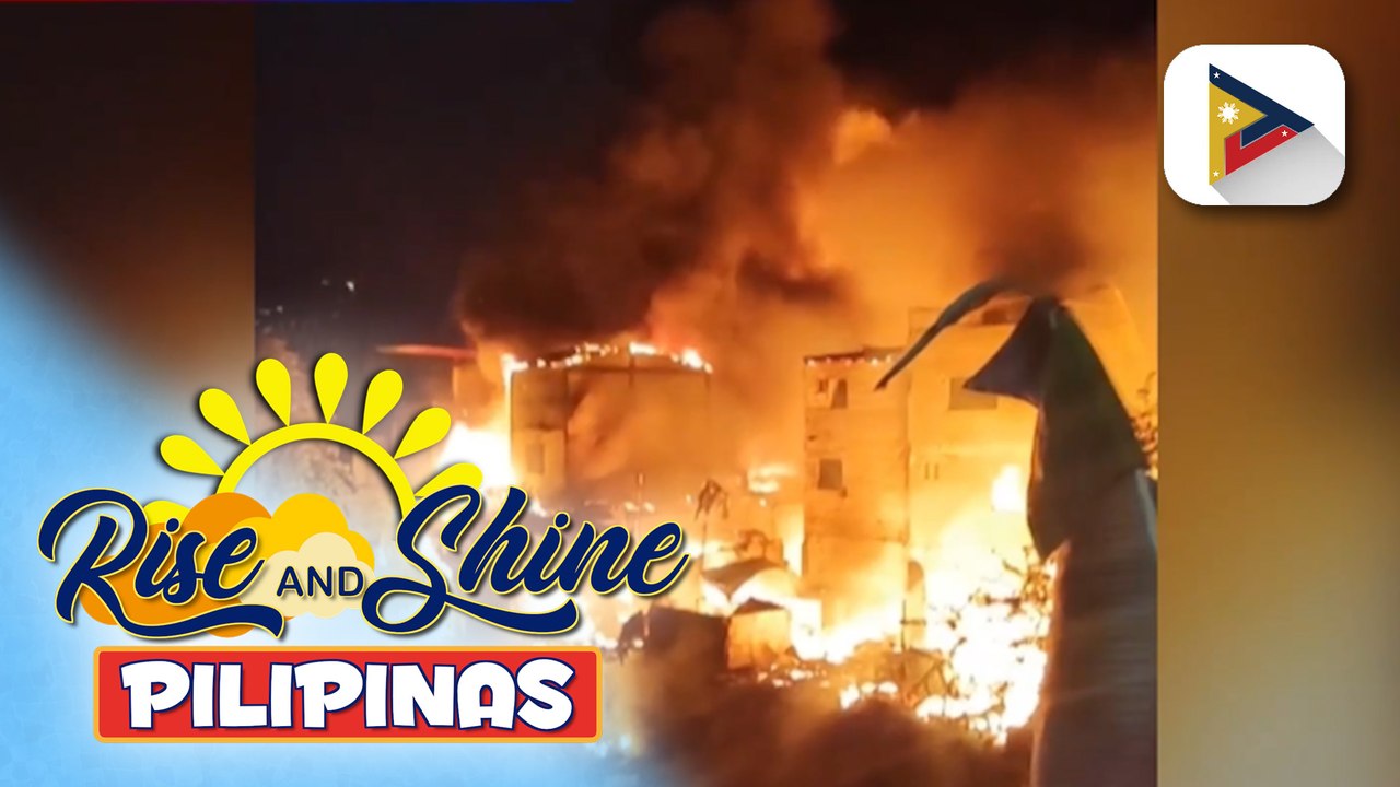 700 pamilya, naapektuhan ng sunog na sumiklab sa isang residential area sa Muntinlupa