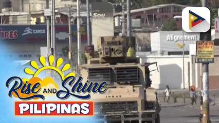 Umano’y pinagtataguan ni notorious gang leader Jimmy ''barbeque'' Cherizier sa Haiti, hinarangan ng pulisya