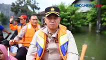 Banjir Semakin Tinggi, Polres Jepara Bantu Evakuasi Ribuan Warga