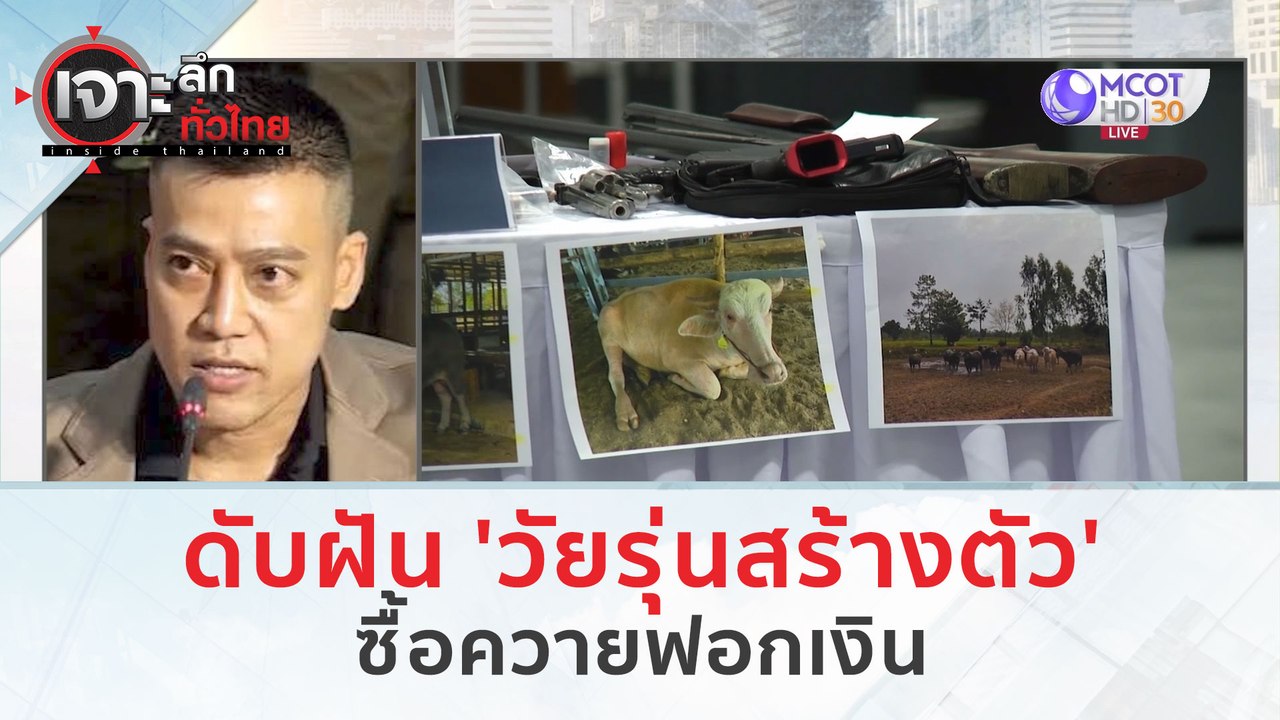 ดับฝัน 'วัยรุ่นสร้างตัว'   ซื้อควายฟอกเงิน ! (15 มี.ค. 67) | เจาะลึกทั่วไทย