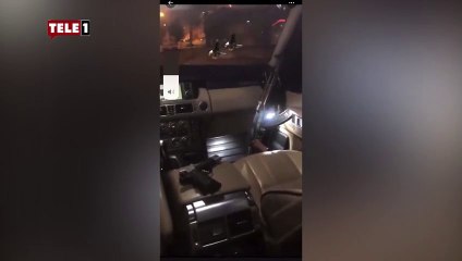 Silahlarla geldiklerini sosyal medyada paylaştılar