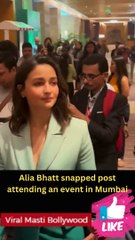 Alia Bhatt at The Trailer Launch of The Amazon Original Series 'Poacher' Viral Masti Bollywood