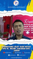 Disinggung Lelet oleh Ketua KPU RI, Begini Jawaban KPU Jabar