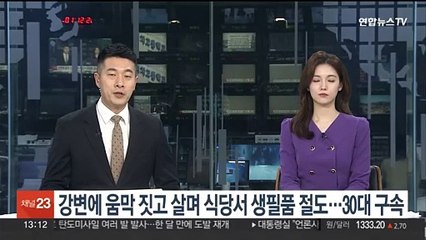 Download Video: 강변에 움막 짓고 살며 식당서 생필품 절도…30대 구속