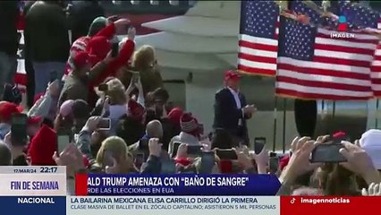 Donald Trump amenaza con "baño de sangre" si pierde las elecciones en EE.UU.