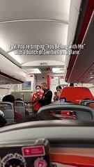 Epic Swiftie Sing-Along on a Plane ✈️