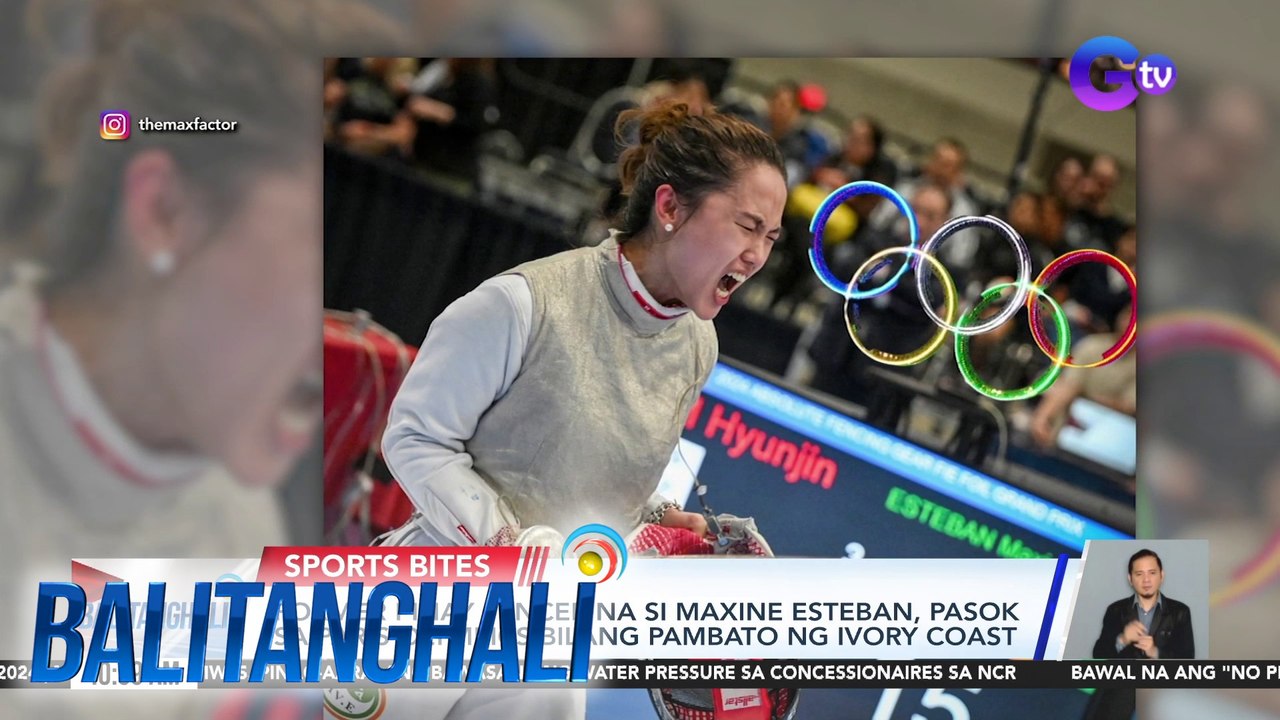 Former Pinay fencer na si Maxine Esteban, pasok sa Paris Olympics bilang pambato ng Ivory Coast | BT