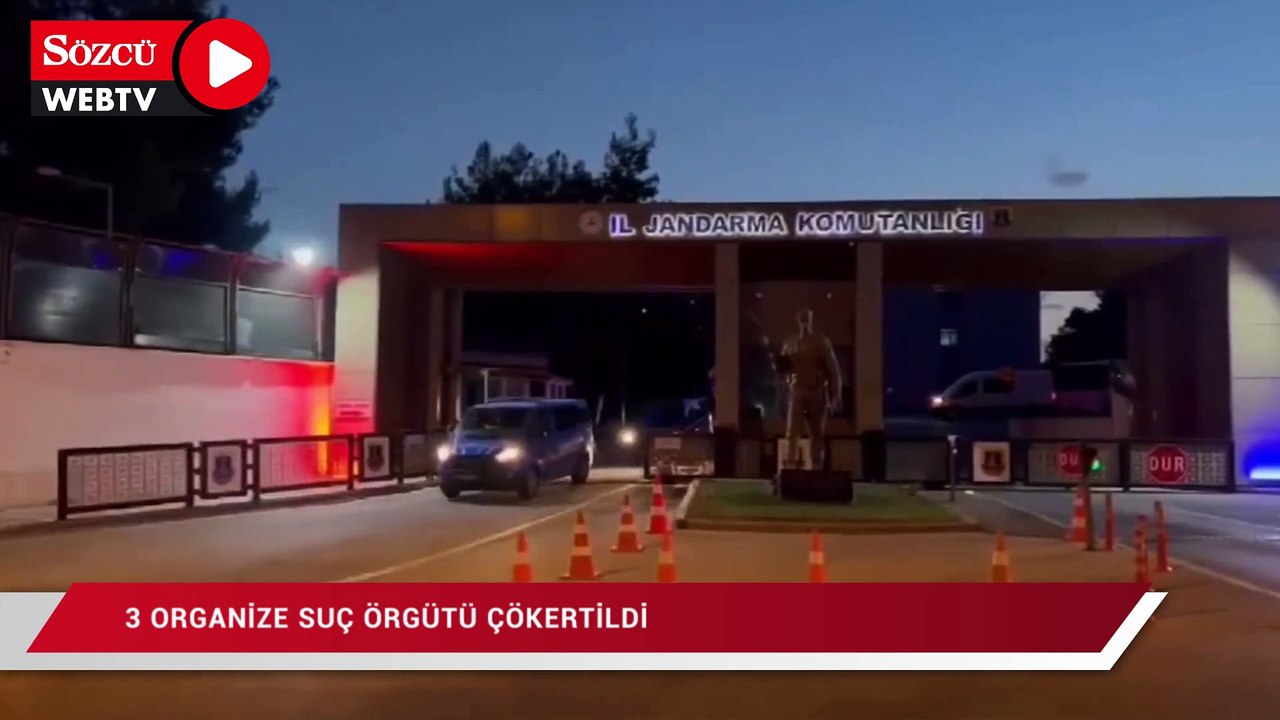 3 organize suç örgütü çökertildi