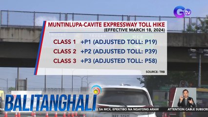 Dagdag-toll sa MCX, epektibo na simula ngayong araw | BT