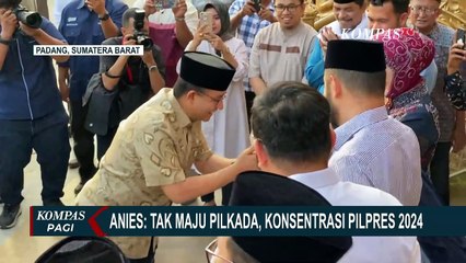 Jawab Anies Tepis Isu soal Maju Pilkada DKI Jakarta 2024