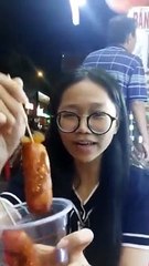 Nữ sinh lần đầu tiên trải nghiệm #mukbang lạc xưởng nướng đá và cái kết