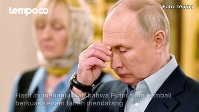 Putin Menang Telak di Pemilu Rusia, Raup 87 Persen Suara di Perhitungan Sementara