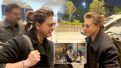 Shah Rukh Khan का एअरपोर्ट पर दिखा स्वैग, पैपराजी का नहीं दिया भाव
