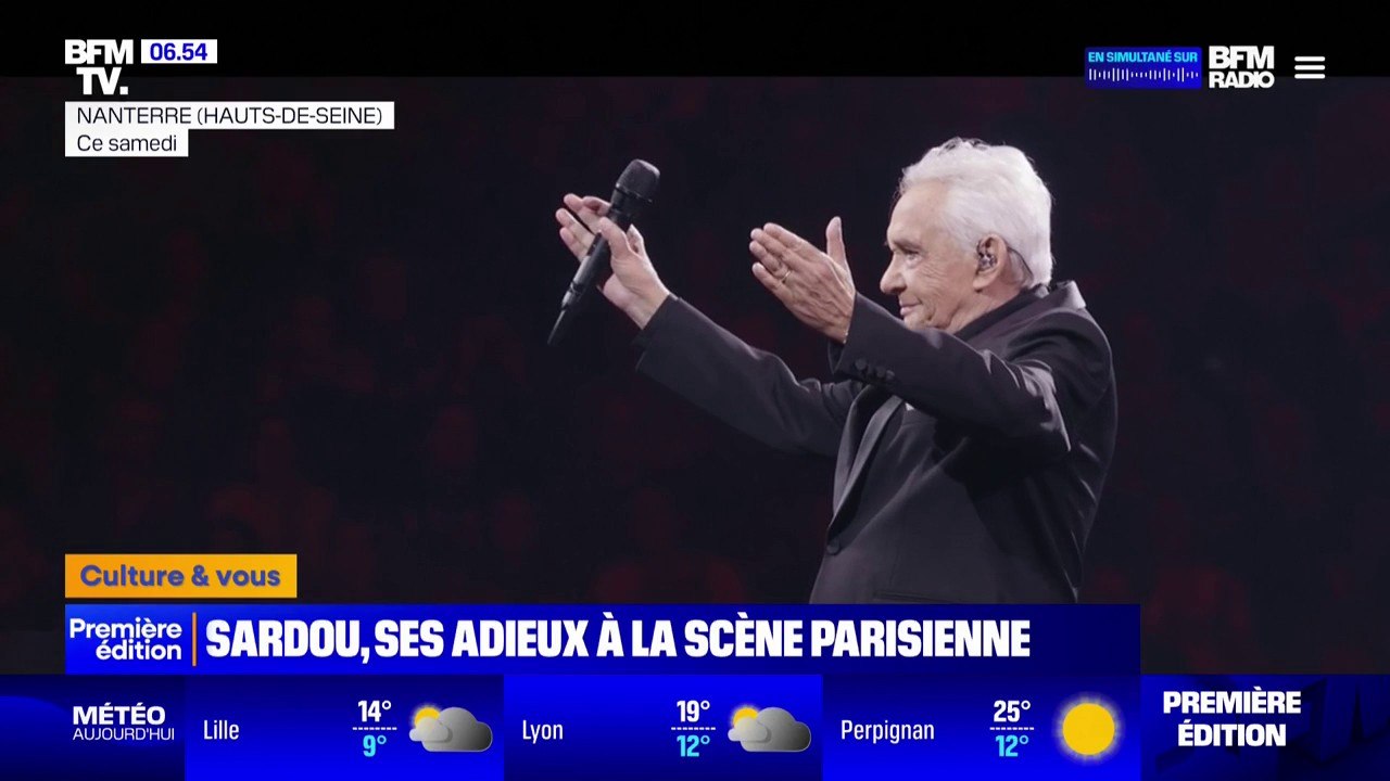 Les images d'un des derniers concerts de Michel Sardou à Paris La Défense Arena