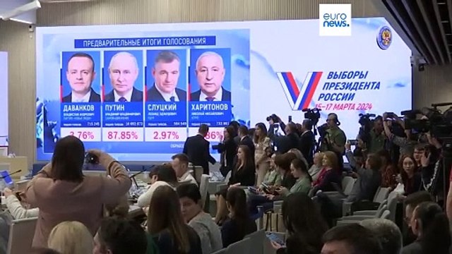 На выборах президента России, по предварительным данным, побеждает Путин - ЦИК