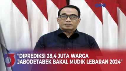 Menhub Prediksi 28,4 Juta Warga Jabodetabek Bakal Mudik Lebaran 2024