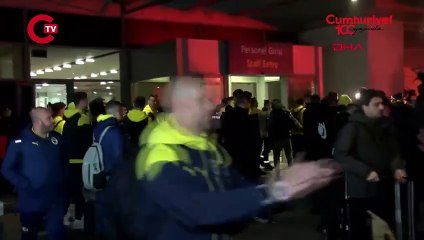 Fenerbahçe'ye İstanbul'da coşkulu karşılama