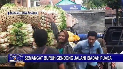 Kisah Perjuangan Buruh Gendong Pasar Sayur Cepogo Jalani Ibadah Puasa