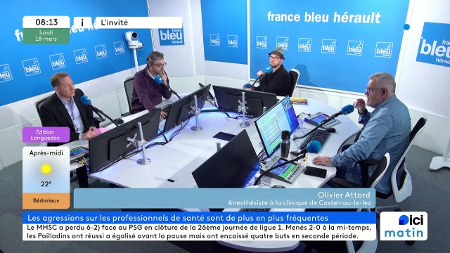 Olivier Attard, anesthésiste à la clinique de Castelnau-le-Lez