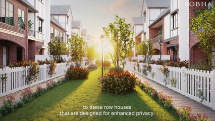 SOBHA Oakshire 4BHK Row Houses at Devanahalli Bengaluru | 3441 to 3467 sq. ft.