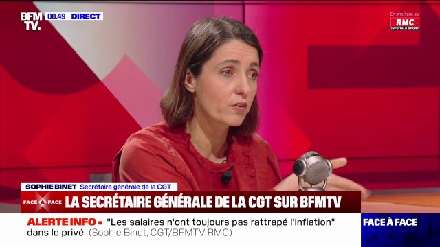 Pour Sophie Binet le CDI séniors est une ligne rouge pour l'ensemble des syndicats