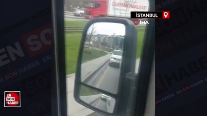 İstanbul'da servis şoförünün yaşadığı korku dolu anlar: Arabada çocuk var