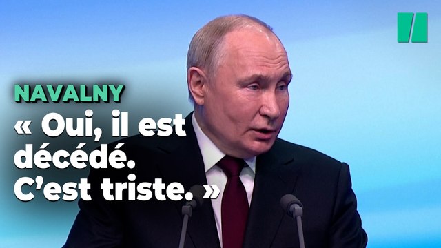 Poutine a prononcé le nom de Navalny après sa victoire, un événement rarissime