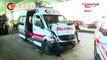 Ambulans minibüse çarptı: 3 kişi yaralandı!
