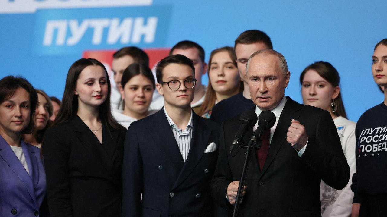 Putin nach Präsidentschaftswahl: 'Russland lässt sich nicht einschüchtern'