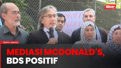Isu boikot: McDonald's, BDS dalam proses mediasi